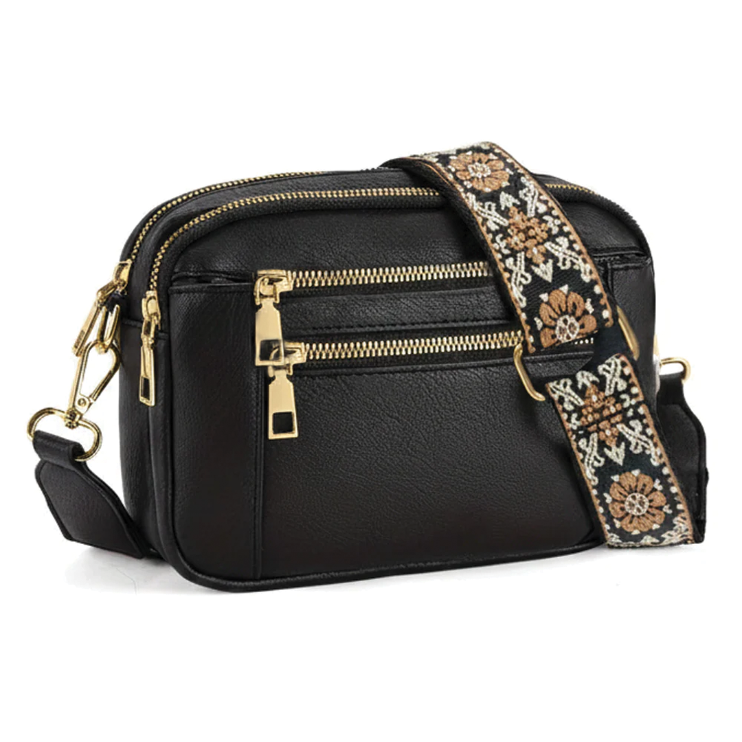 Christine - Vegan Leather Crossbody Shoulder Bag - Samberule