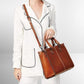 Sally - Structured Leather Handbag - Samberule