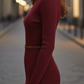 Grace | Winter Long Sleeve Midi Dress