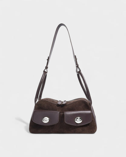 LIYANA Double Pocket Shoulder Bag