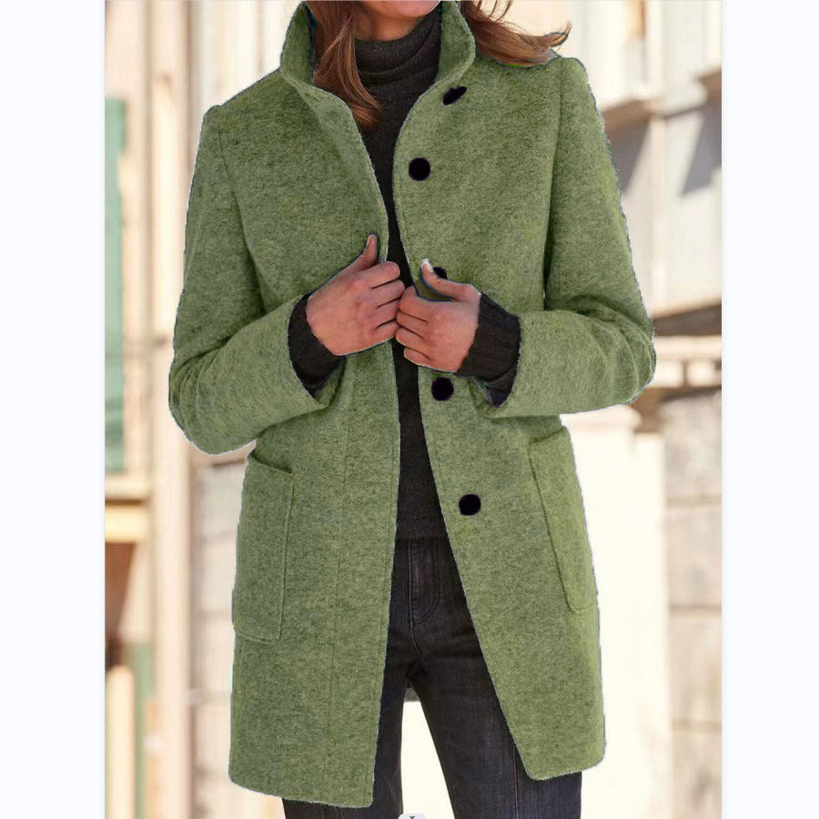 Clarisse | Refined Buttoned Coat with Timeless Style | Women