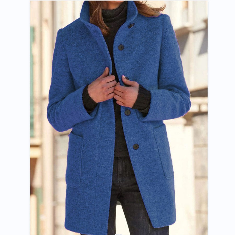 Clarisse | Refined Buttoned Coat with Timeless Style | Women