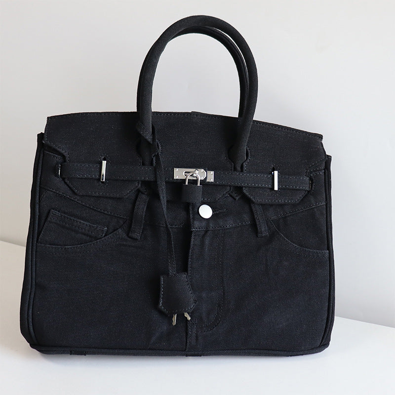 BIRKE Denim Style Hand Bag