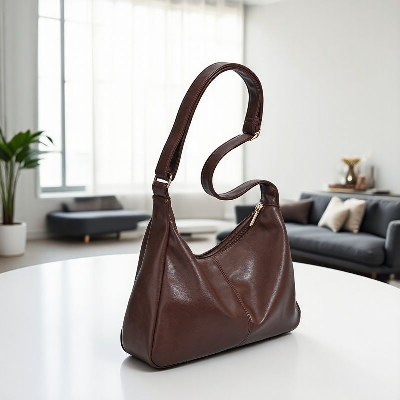 Judith - Vegan Leather Shoulder Hobo Bag - Samberule