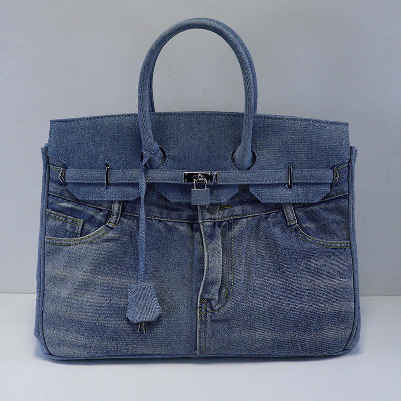 BIRKE Denim Style Hand Bag