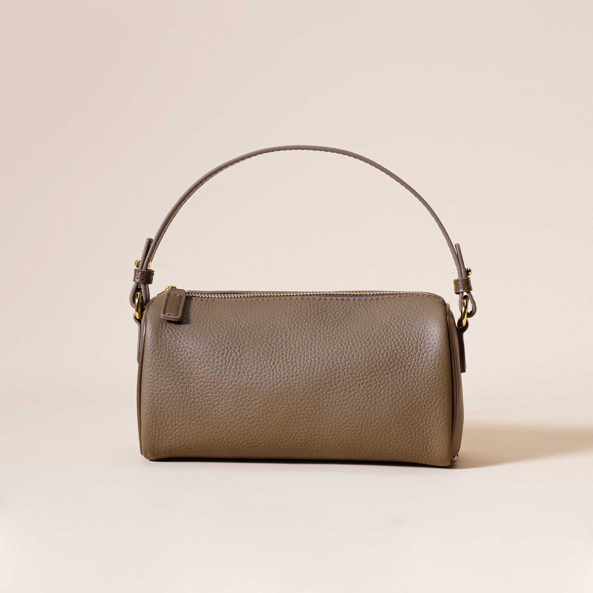 Angela - Shoulder Leather Baguette Bag - Samberule