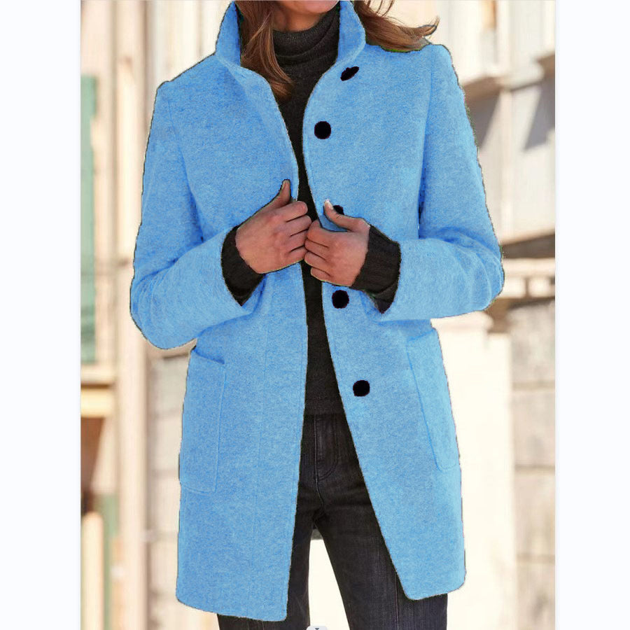 Clarisse | Refined Buttoned Coat with Timeless Style | Women