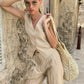 Cotton Slim Vest Pants Suit