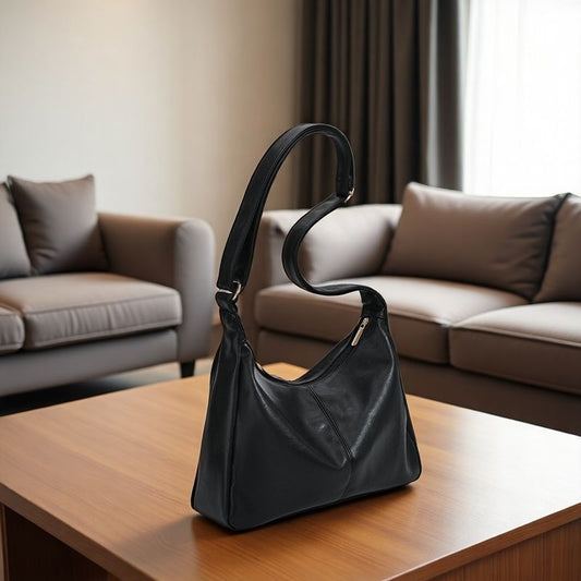 Judith - Vegan Leather Shoulder Hobo Bag - Samberule