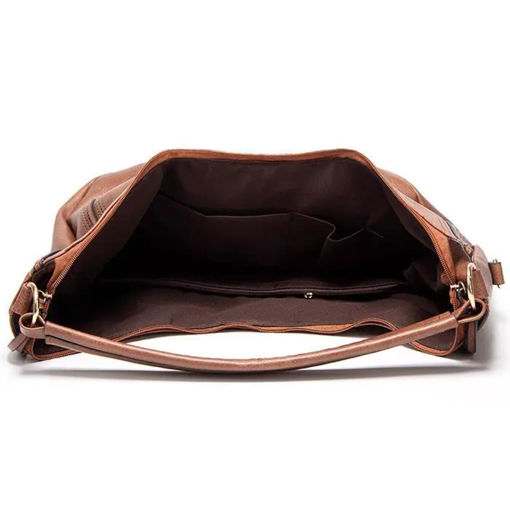 Jean - Vegan Leather Slouchy Hobo Bag - Samberule