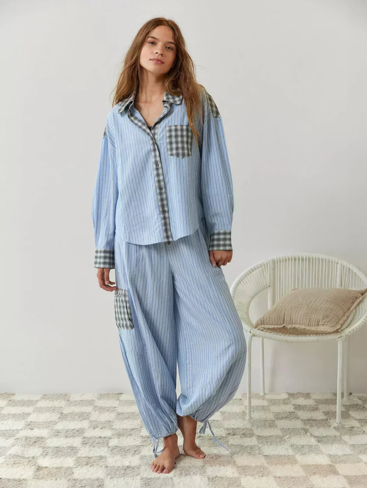 Grace | Women Spring Plaid Two Piece Set - Samberule