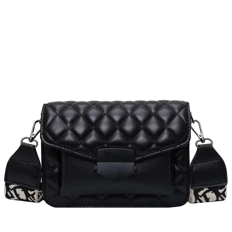 Kathryn - Vegan Leather Quilted Crossbody Bag - Samberule