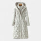 Women’s Quilted Longline Winter Coat - Samberule