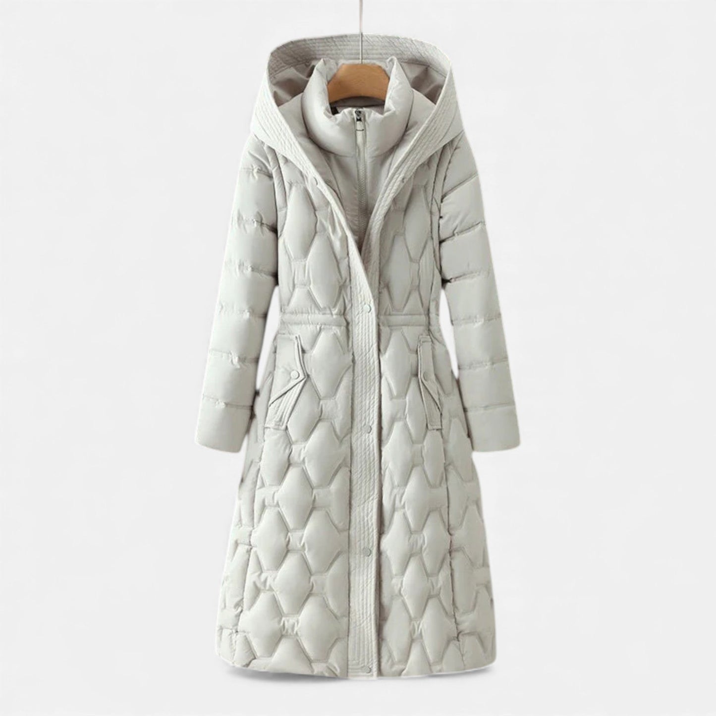 Women’s Quilted Longline Winter Coat - Samberule