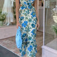 Bethany | Floral Elegant Ruffle Maxi Dress