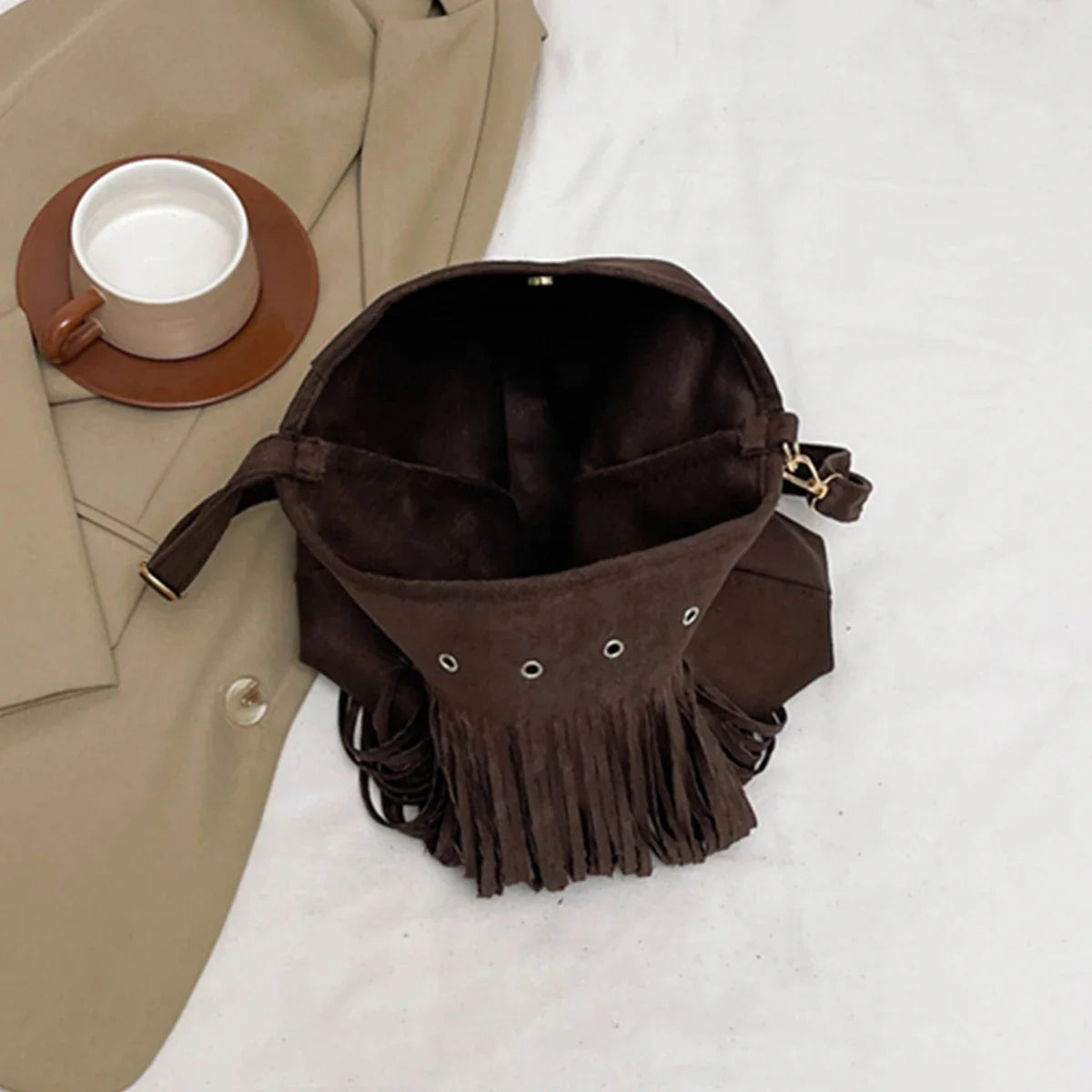 Maria - Fringe Shoulder Bag - Samberule