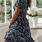 Gianna - Floral Wrap Mini Dress - Samberule