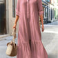 Laura - Tiered Shirt Maxi Dress - Samberule