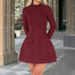 Camila - Elegant Long Sleeve Dress - Samberule