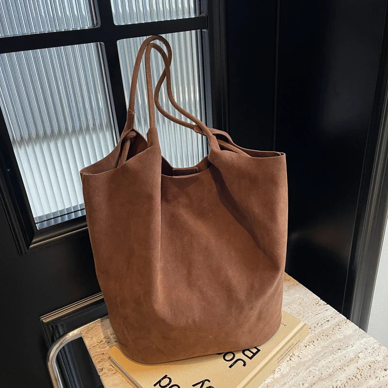 Judy - Suede Tote Bag - Samberule