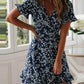 Gianna - Floral Wrap Mini Dress - Samberule