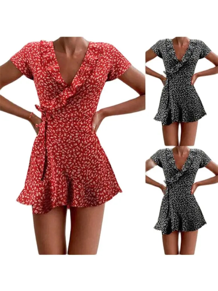 Chloe - Floral Wrap Dress - Samberule