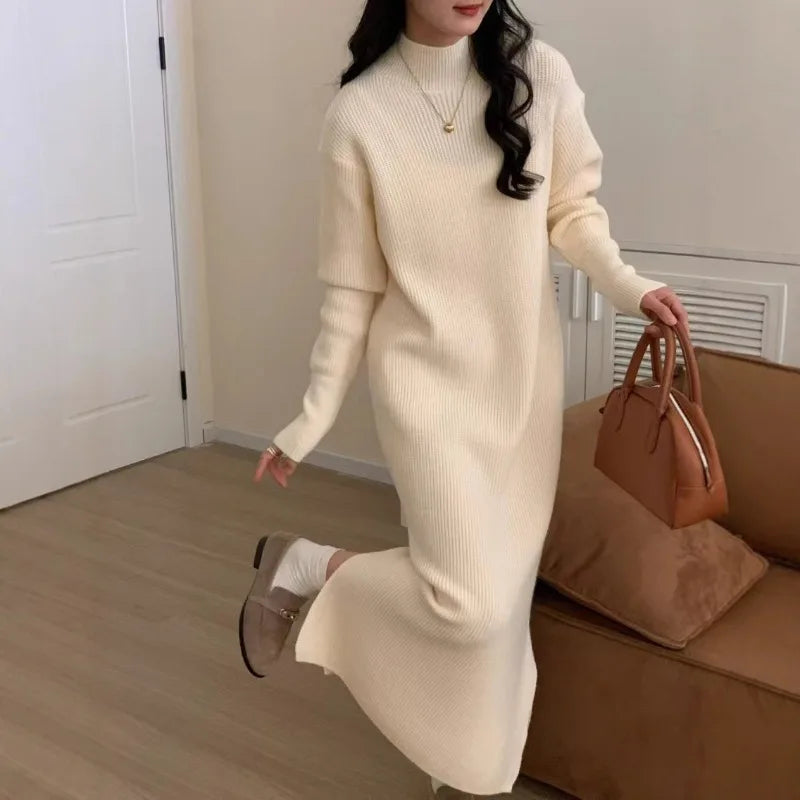 Mila - Cozy Sweater Dress - Samberule