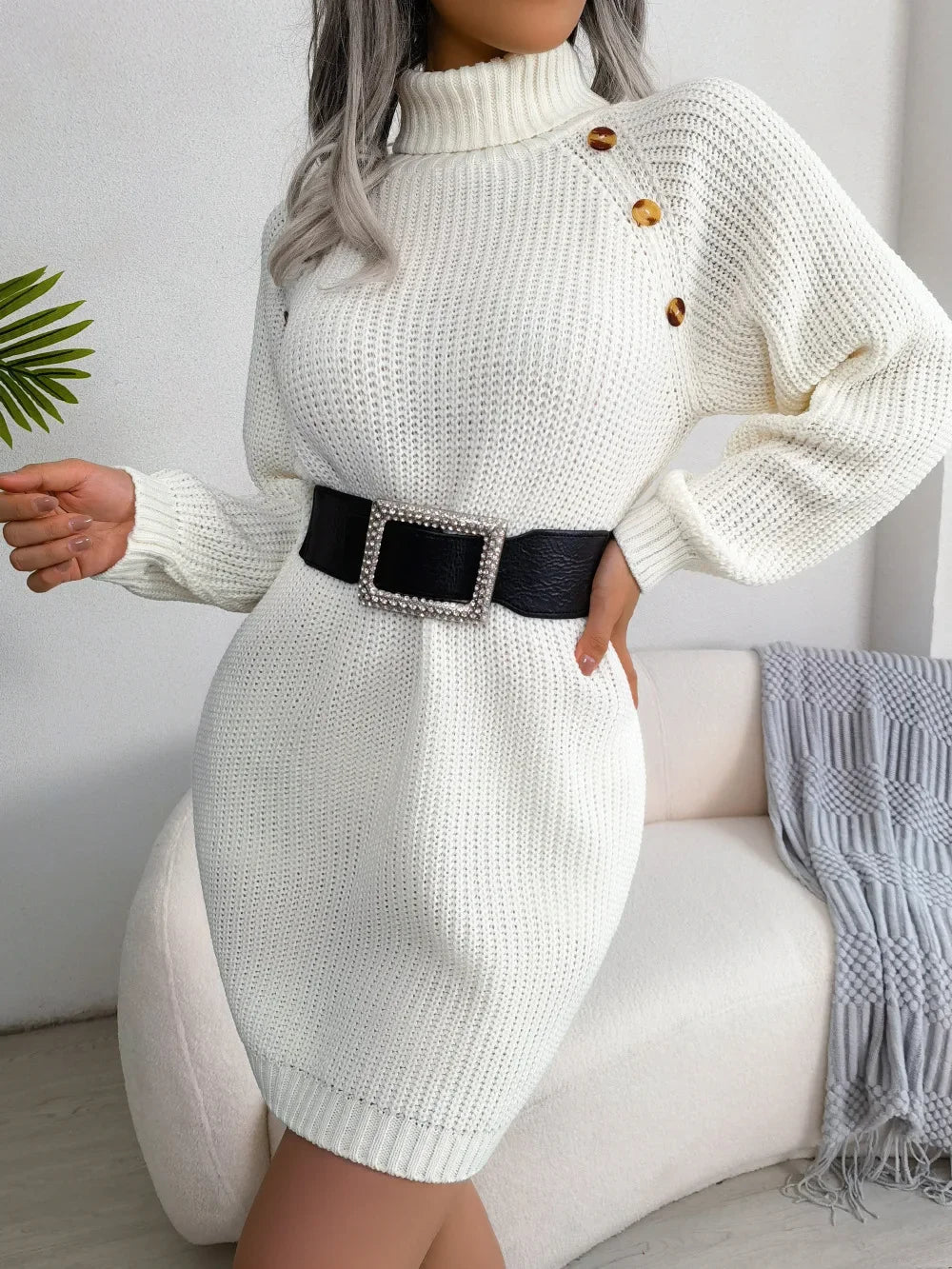 Emily - Knit Sweater Dress - Samberule