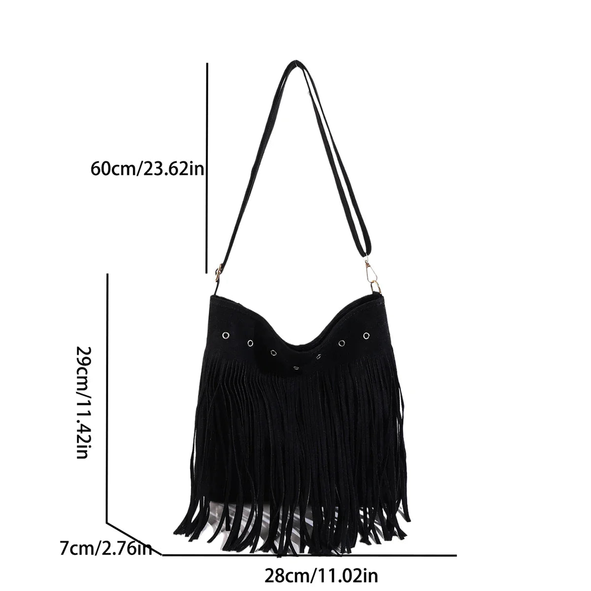 Maria - Fringe Shoulder Bag - Samberule