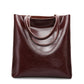 Holly - Leather Structured Tote Bag - Samberule