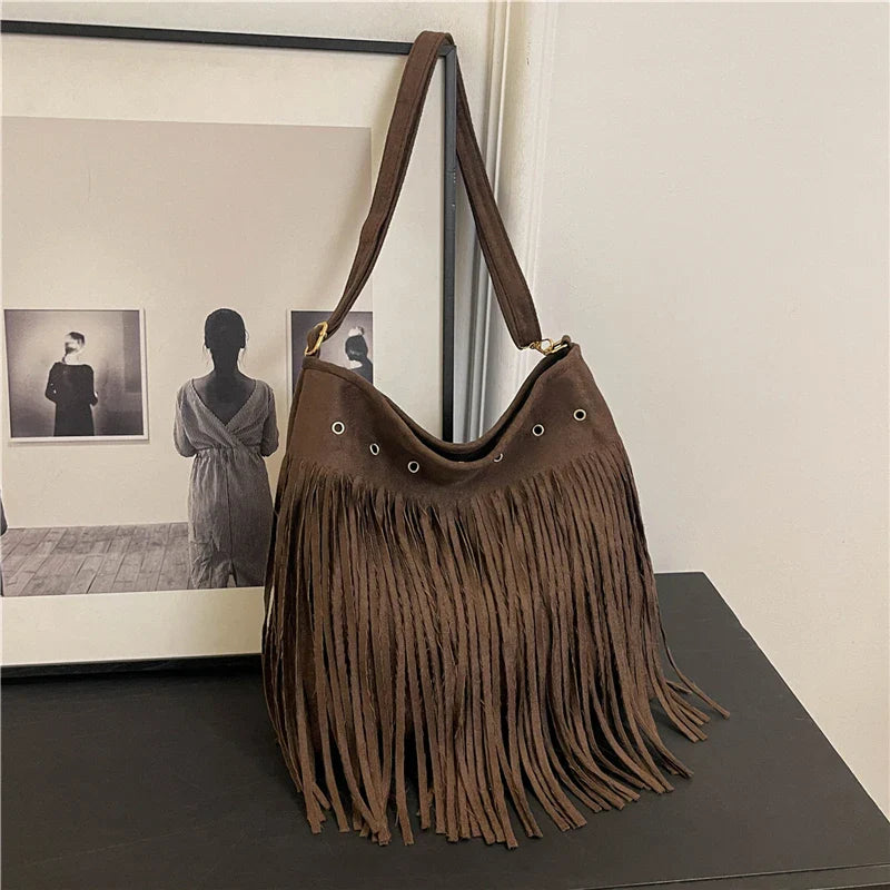 Maria - Fringe Shoulder Bag - Samberule
