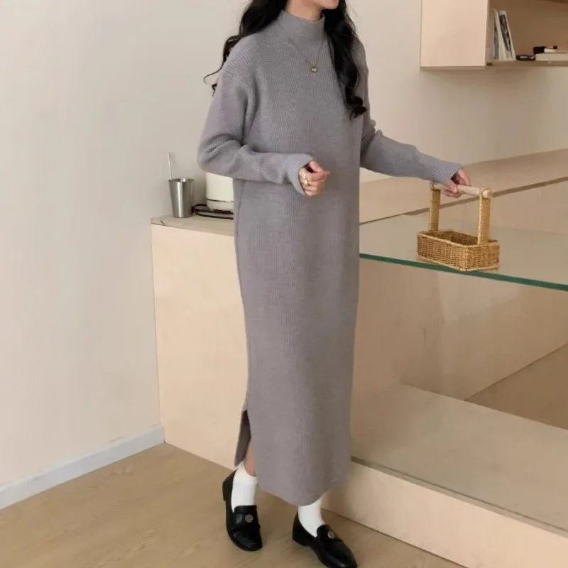 Mila - Cozy Sweater Dress - Samberule