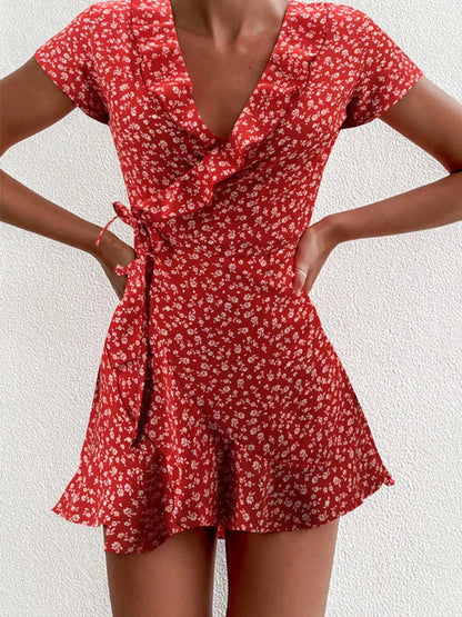 Chloe - Floral Wrap Dress - Samberule