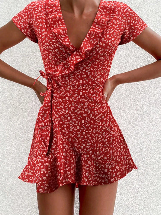 Chloe - Floral Wrap Dress - Samberule