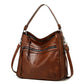 Maureen - Leather Slouchy Hobo Bag - Samberule