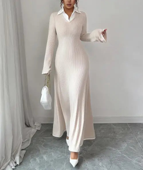 Margaret - Knit Maxi Dress - Samberule
