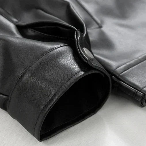Colton | Men’s Oversized Leather Bomber Jacket - Samberule