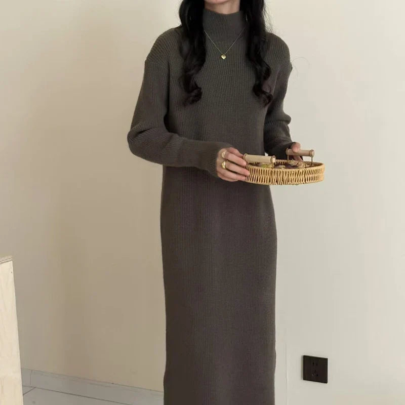 Mila - Cozy Sweater Dress - Samberule