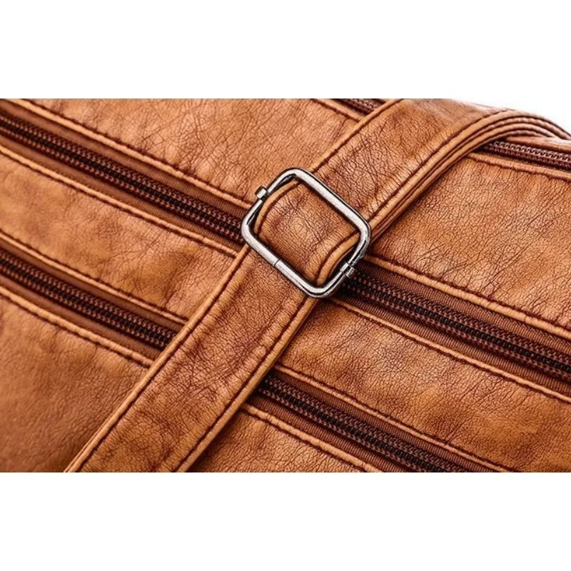 Harlow - Vegan Leather Crossbody Shoulder Bag - Samberule