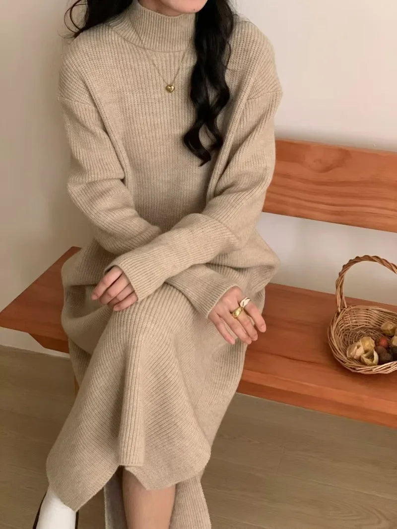Mila - Cozy Sweater Dress - Samberule