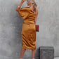 Layla - One-Shoulder Party Dress - Samberule