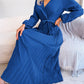 Ellie - V-Neck Maxi Dress - Samberule