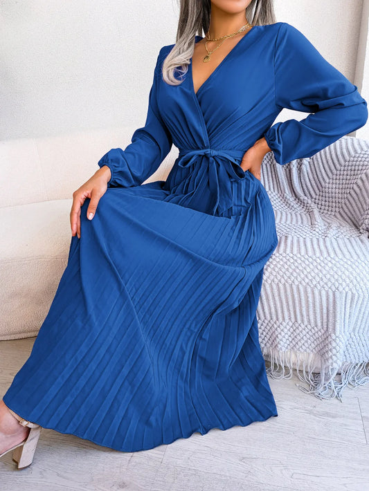Ellie - V-Neck Maxi Dress - Samberule