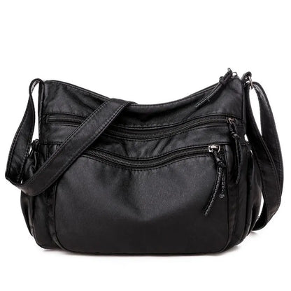 Harlow - Vegan Leather Crossbody Shoulder Bag - Samberule