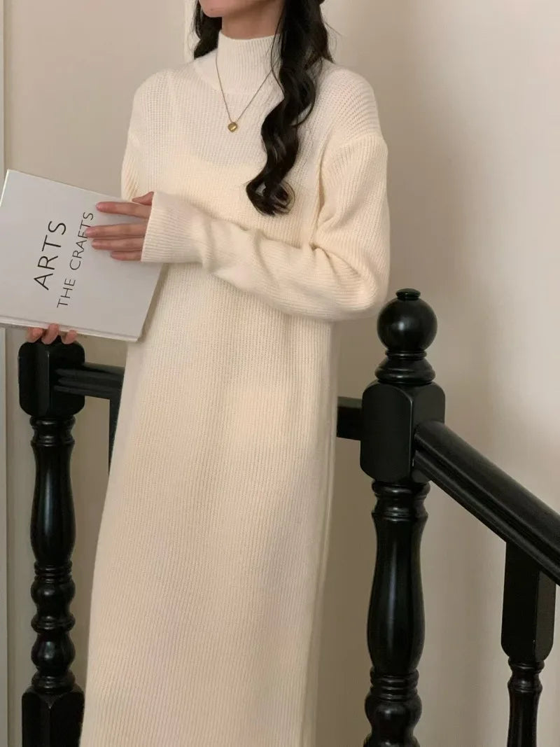 Mila - Cozy Sweater Dress - Samberule