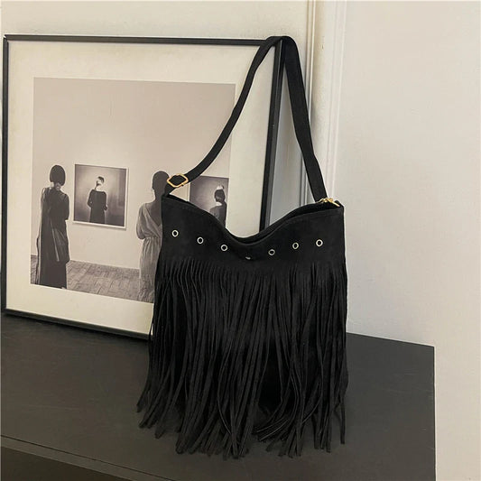Maria - Fringe Shoulder Bag - Samberule
