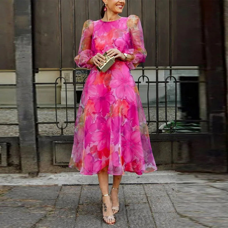 Raelynn - Floral Midi Dress - Samberule