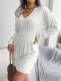Chloe - Slim Fit Sweater Dress - Samberule