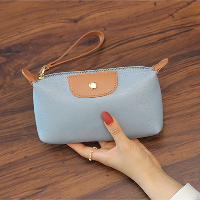 Anne - Vegan Leather Wristlet Clutch Bag - Samberule