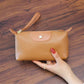 Anne - Vegan Leather Wristlet Clutch Bag - Samberule
